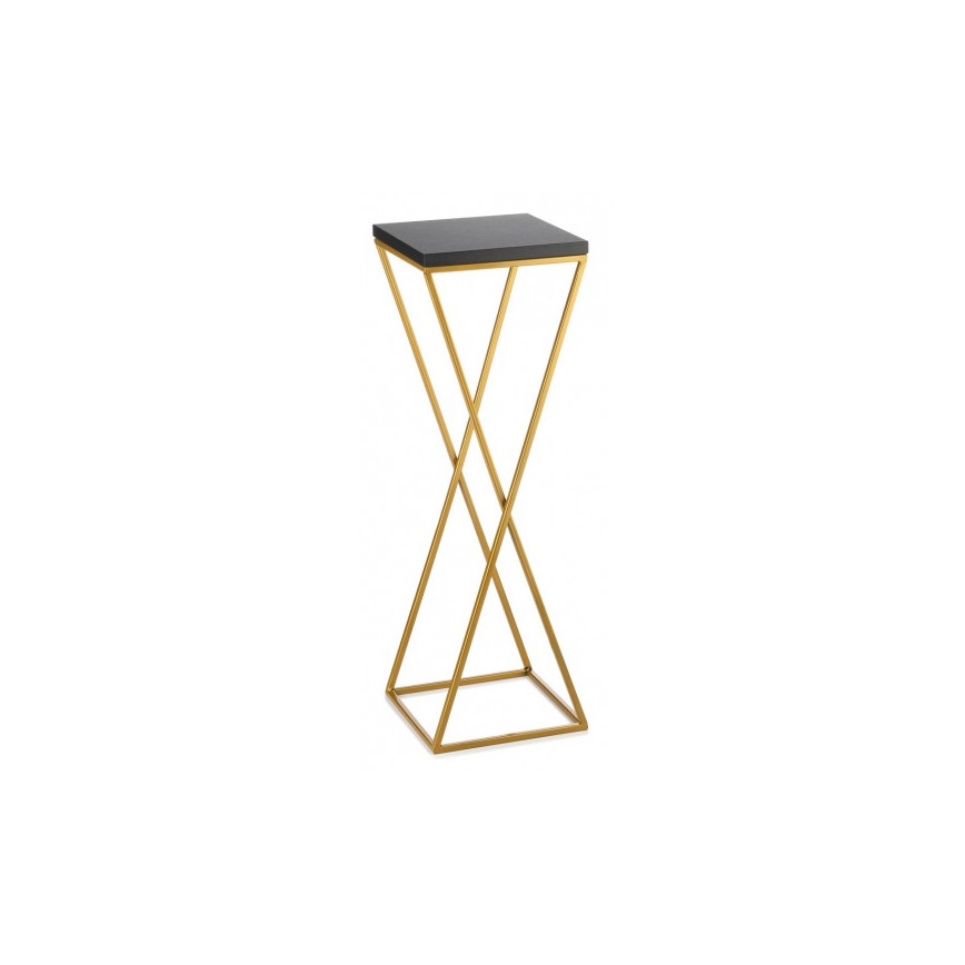 Bloemenstandaard LOFT 70x24 cm goud/zwart