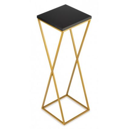 Bloemenstandaard LOFT 70x24 cm goud/zwart