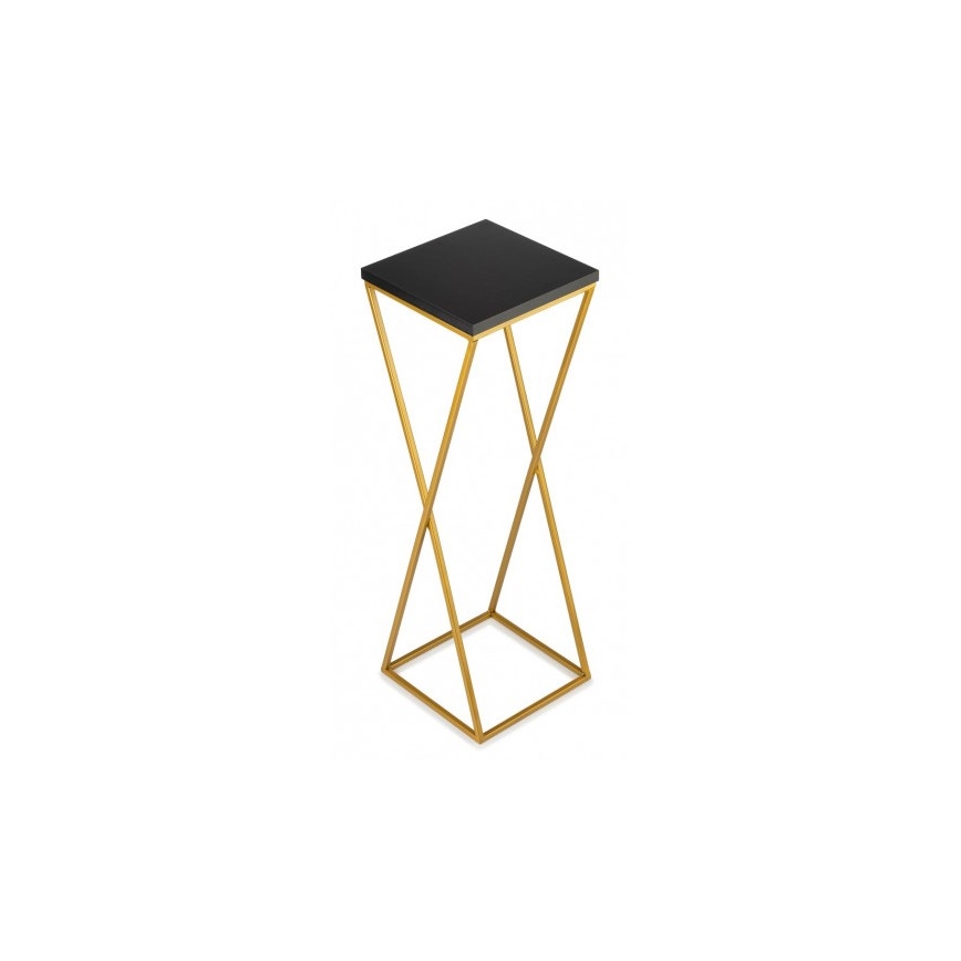 Bloemenstandaard LOFT 70x24 cm goud/zwart