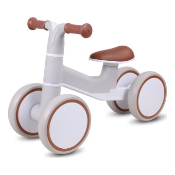 Loopfiets KVADROLET grijs/bruin