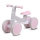 Loopfiets KVADROLET grijs/roze