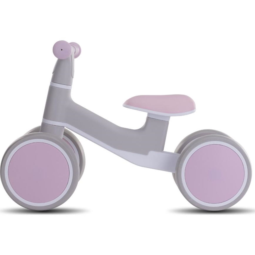 Loopfiets KVADROLET grijs/roze