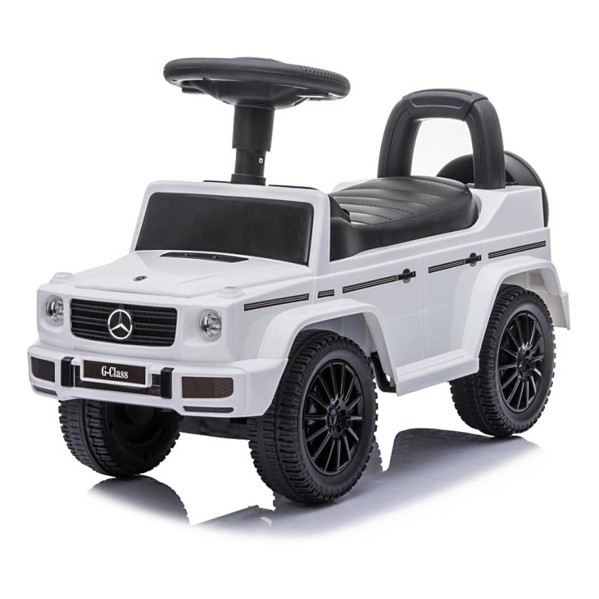 Loopfiets Mercedes G350d 2xAA wit/zwart