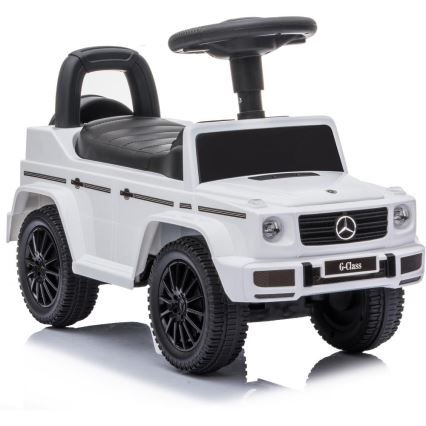 Loopfiets Mercedes G350d 2xAA wit/zwart