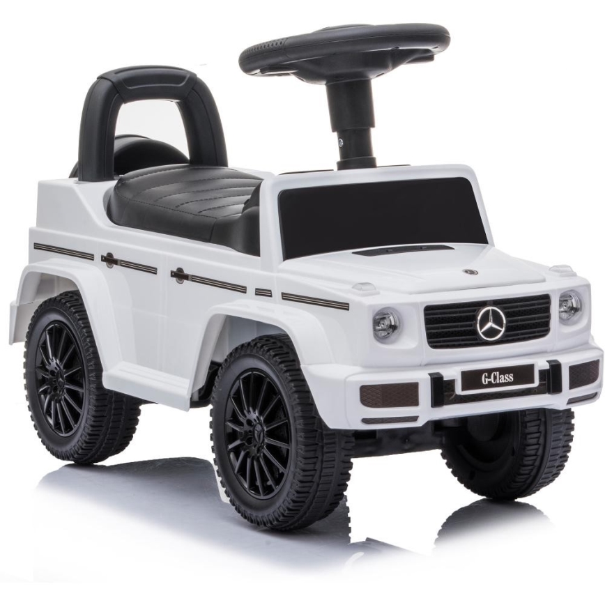 Loopfiets Mercedes G350d 2xAA wit/zwart