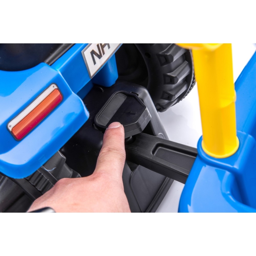 Loopfiets NEW HOLLAND 2xAA blauw/zwart