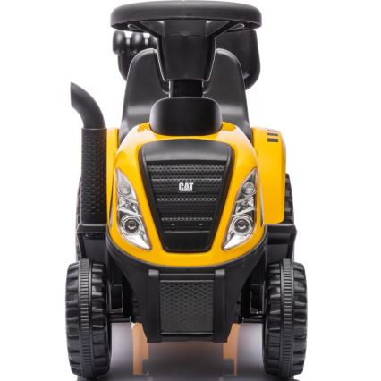 Loopfiets tractor CAT 2xAA geel/zwart
