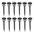 LOT 12x Lampe solaire LED/0,06W/1,2V 1xAA 6500K IP44 100 mAh