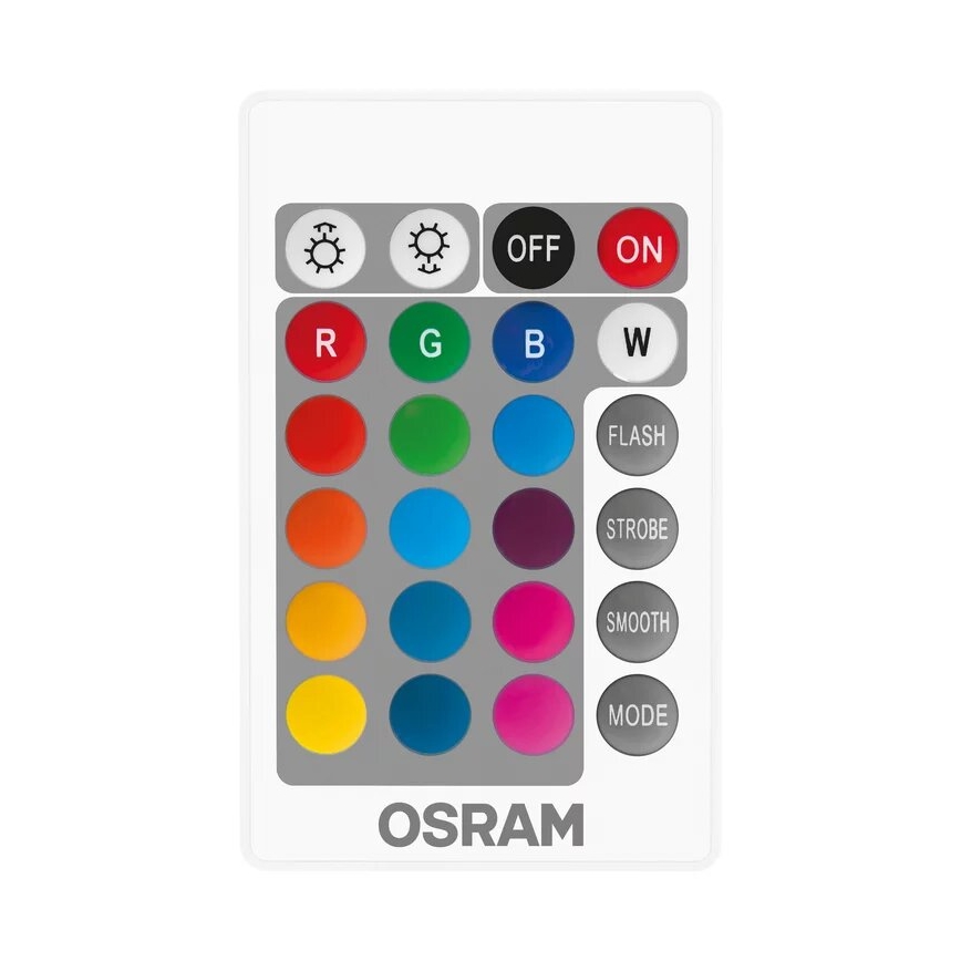 LOT 2x Ampoule à intensité variable LED RGBW B38 E14/4,9W/230V 2700K + Télécommande - Osram