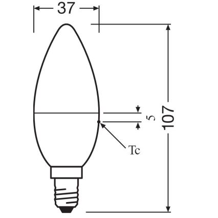 LOT 2x Ampoule à intensité variable LED RGBW B38 E14/4,9W/230V 2700K + Télécommande - Osram