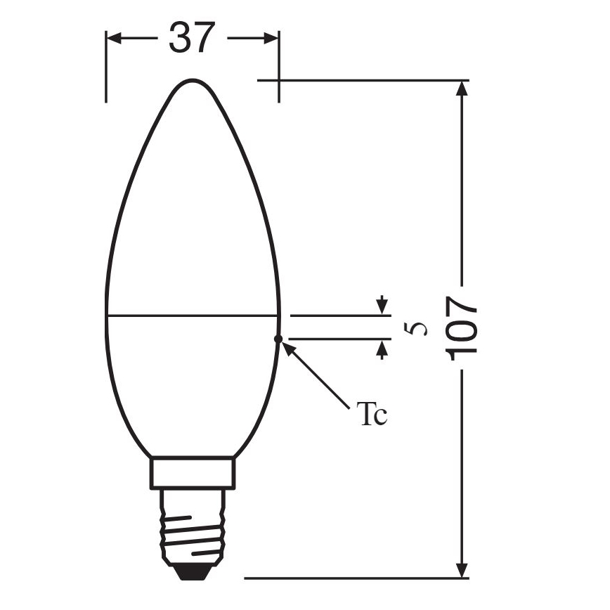 LOT 2x Ampoule à intensité variable LED RGBW B38 E14/4,9W/230V 2700K + Télécommande - Osram