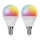 LOT 2x Ampoule à intensité variable LED RGBW MESH Smart G45 E14/6,5W/230V 2700-6500K - Aigostar