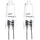 LOT 2x Ampoule industrielle G4/20W/12V 2700K - Aigostar