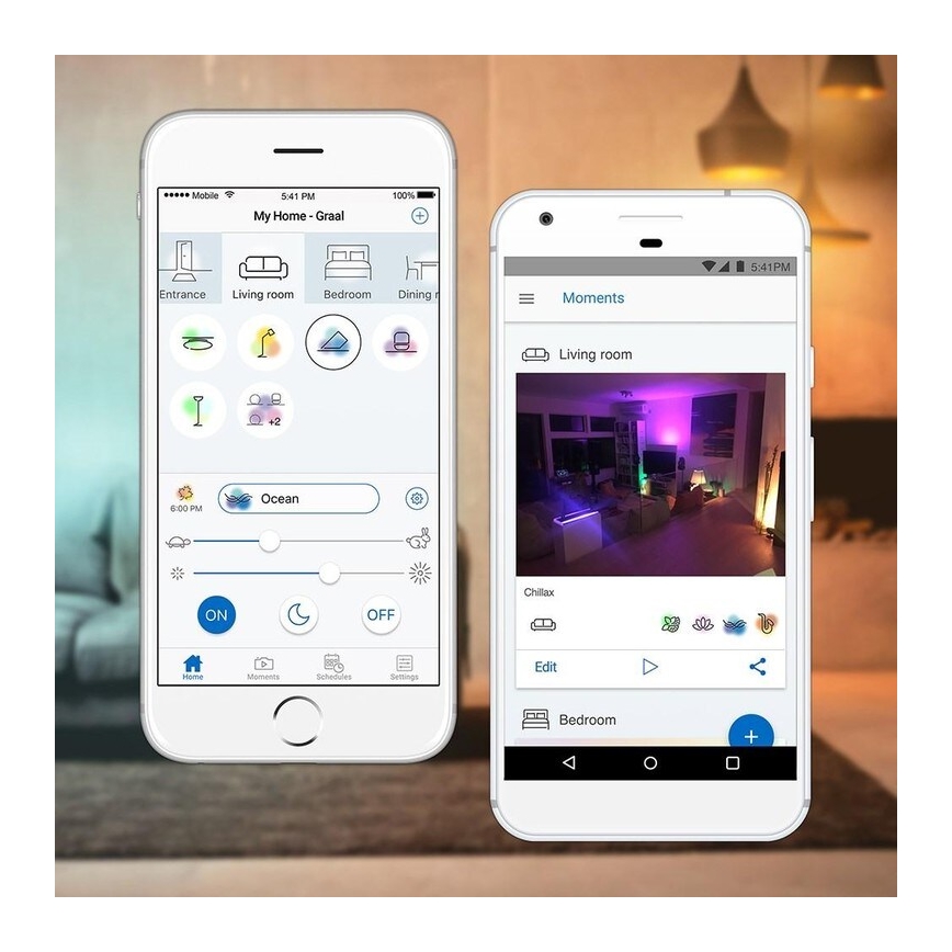 LOT 2x Ampoule LED à intensité variable GU10/6,5W/230V 2700-6500K Wi-Fi - WiZ