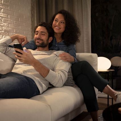 SET 2x Ampoule LED à intensité modulable Philips HUE WHITE E27/9W/230V