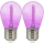 LOT 2x Ampoule LED PARTY E27/0,3W/36V violet