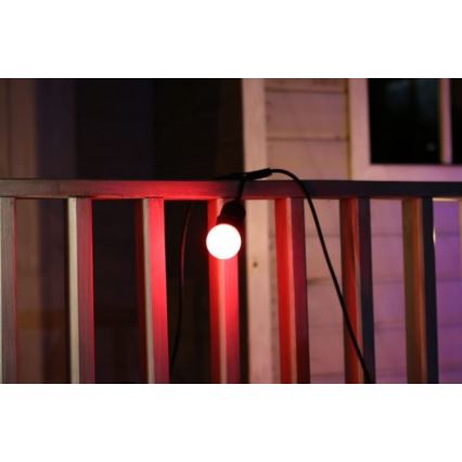 LOT 2x Ampoule LED PARTY E27/0,5W/36V rouge