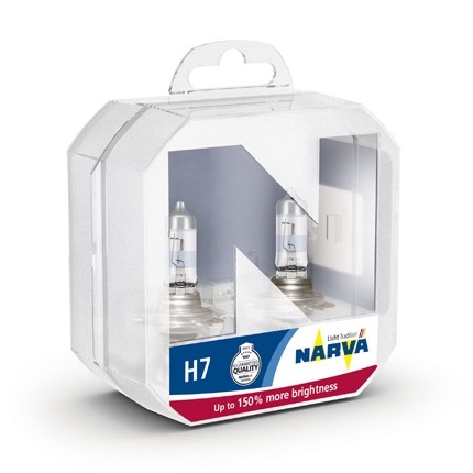 LOT 2x Ampoule pour voiture H7 PX26d/55W/12V - Narva 48071RPNVAS2