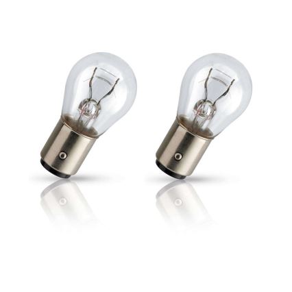 LOT 2x Ampoule pour voiture Philips VISION 12499CP BAY15d/5W/12V