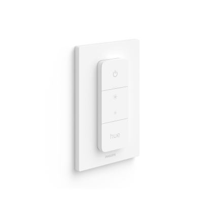 Lot de 2 ampoules LED dimmables Philips Hue WHITE AMBIANCE GU10 4,2 W / 230 V (2200–6500 K) + variateur
