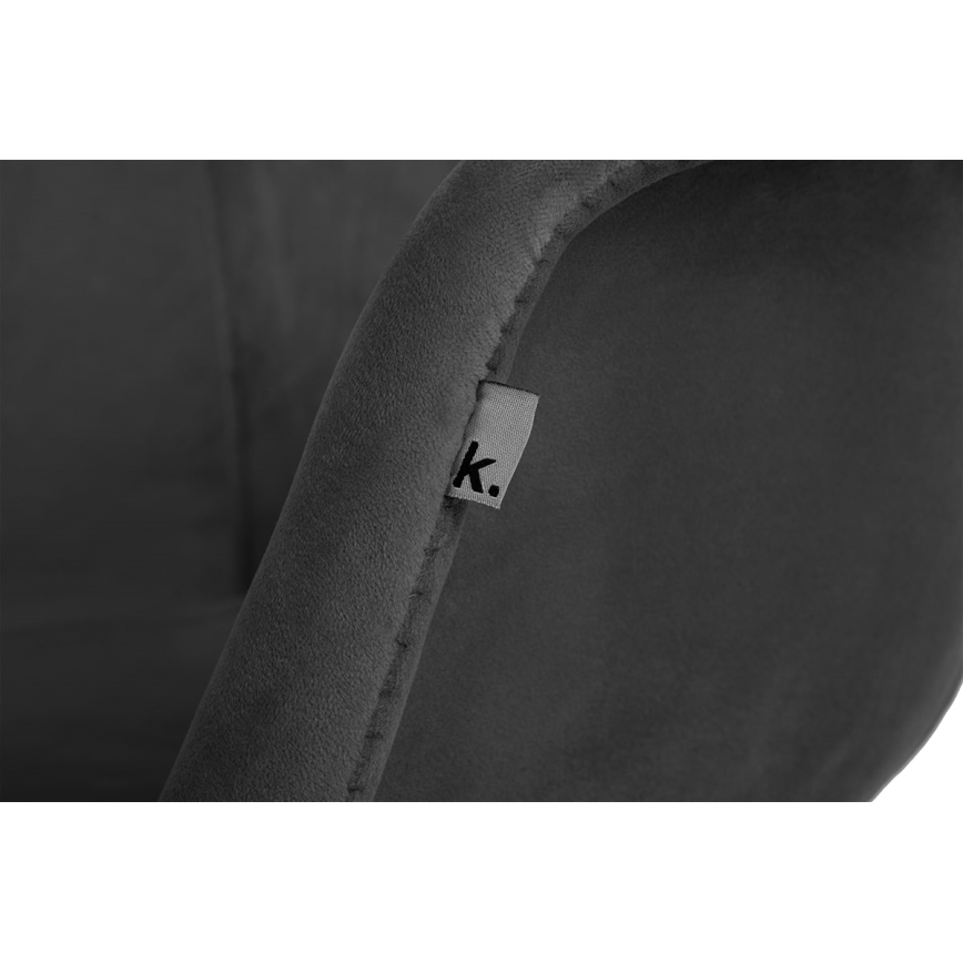 LOT 2x Chaise de salle à manger NEREA 80x60,5 cm gris/hêtre