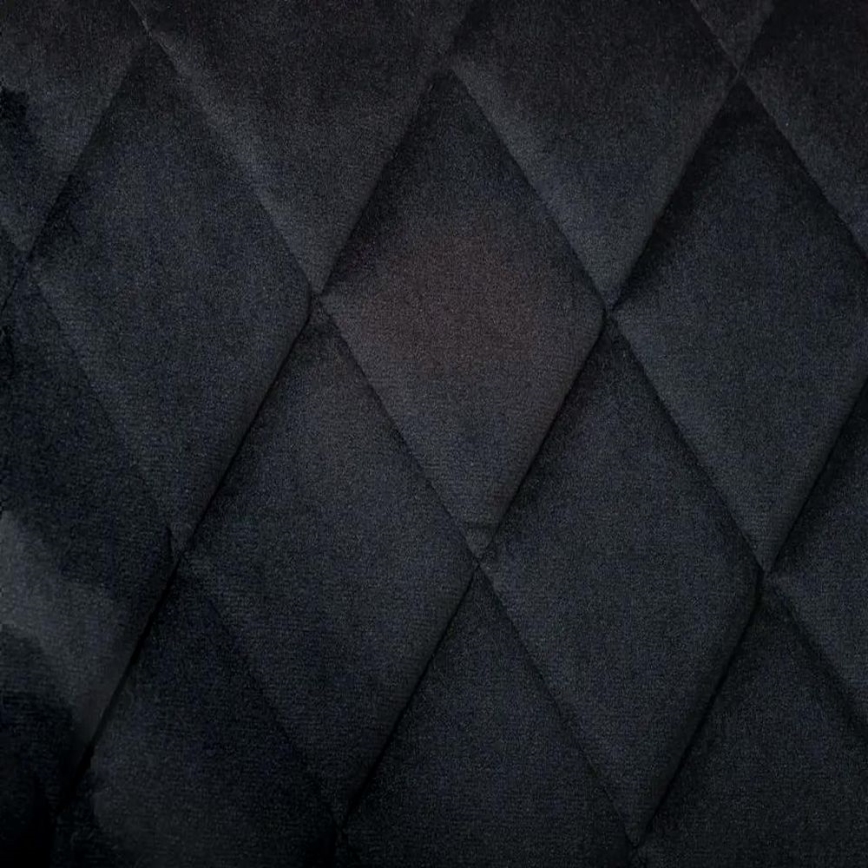 LOT 2x Chaise de salle à manger SAMETTI noires