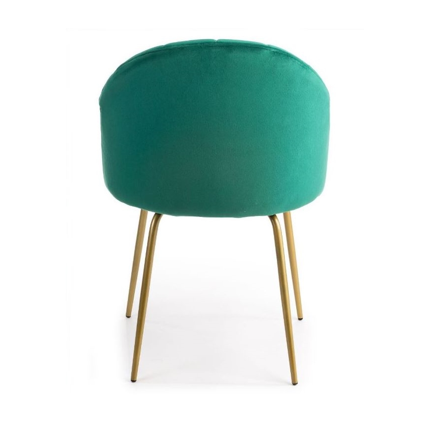 LOT 2x Chaises de salle à manger BELLA vertes