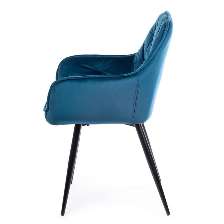 LOT 2x Chaises de salle à manger HANA bleu