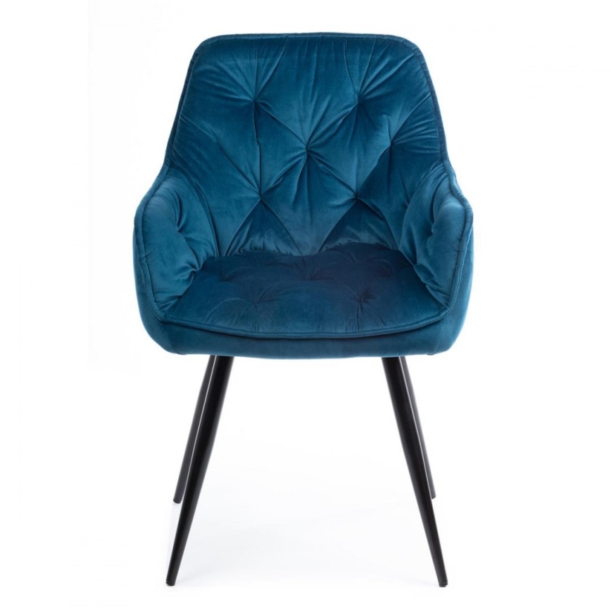LOT 2x Chaises de salle à manger HANA bleu
