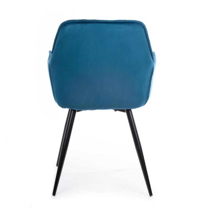 LOT 2x Chaises de salle à manger HANA bleu