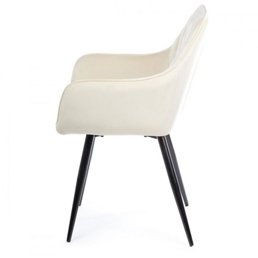 LOT 2x Chaises de salle à manger SAMETTI crème
