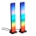 LOT 2x Lampe de table RGB à intensité variable GAMER LED/5W/5V + Télécommande