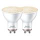 LOT 2x LED Ampoule Philips SMART PAR16 GU10/4,7W/230V 2700-6500K Wi-Fi CRI 90