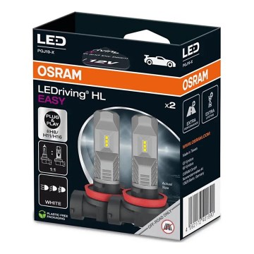LOT 2x LED Ampoule pour voiture H8/H11/H16 PGJ19-X/8,2W/12V 6000K - Osram