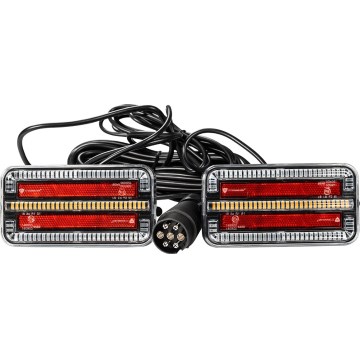 LOT 2x LED Éclairage de remorque avec clignotant dynamique LED/12-24V IP65