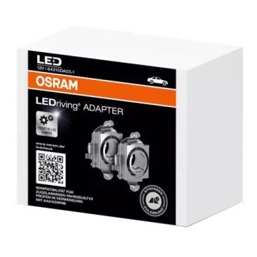 LOT 2x LEDriving Adaptateur H7 - Osram
