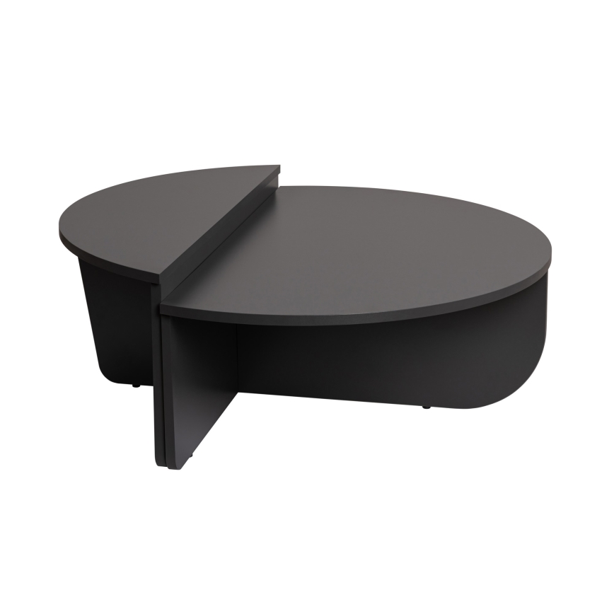 LOT 2x Table basse ORION anthracite