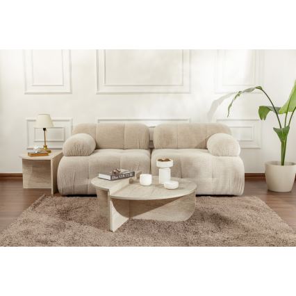 LOT 2x Table basse ORION beige