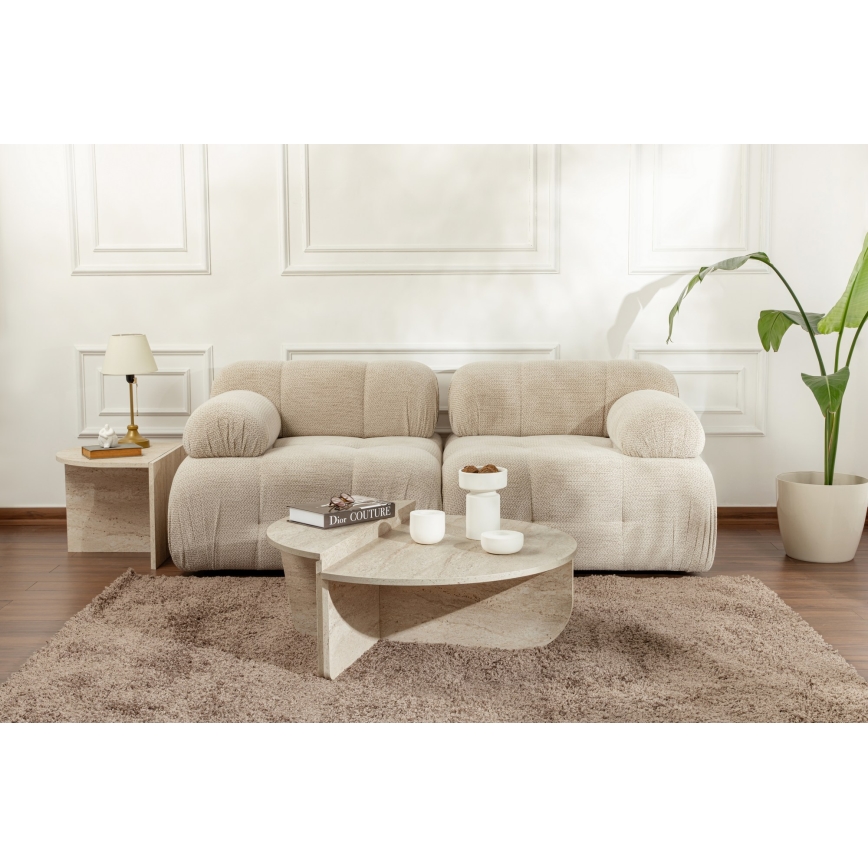 LOT 2x Table basse ORION beige