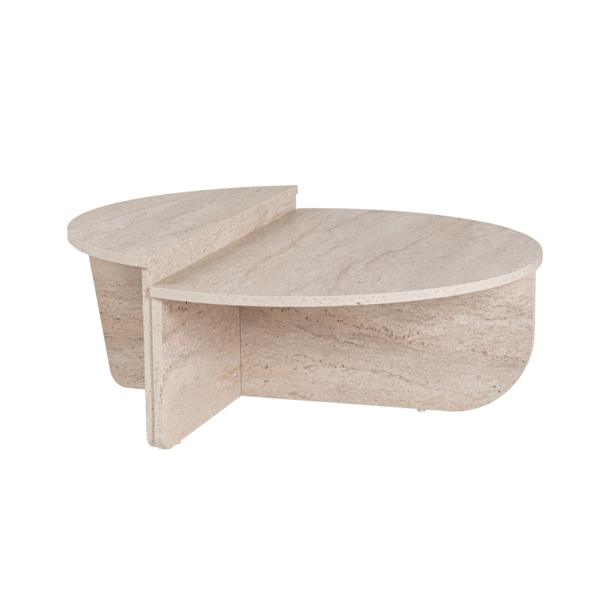 LOT 2x Table basse ORION beige