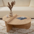 LOT 2x Table basse ORION chêne