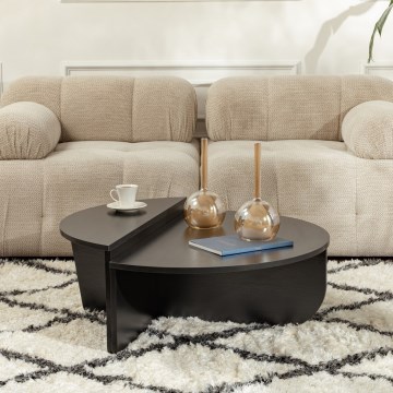 LOT 2x Table basse ORION noir