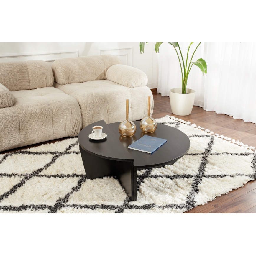 LOT 2x Table basse ORION noir