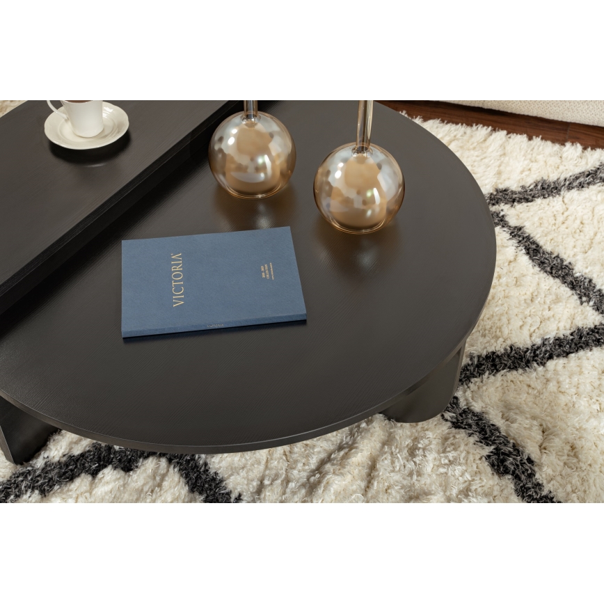 LOT 2x Table basse ORION noir