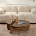 LOT 2x Table basse ORION noyer