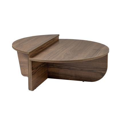 LOT 2x Table basse ORION noyer