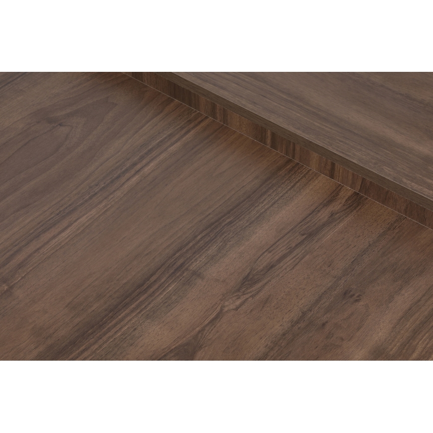 LOT 2x Table basse PODIUM marron