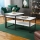 LOT 2x Table basse TONY noir/blanc