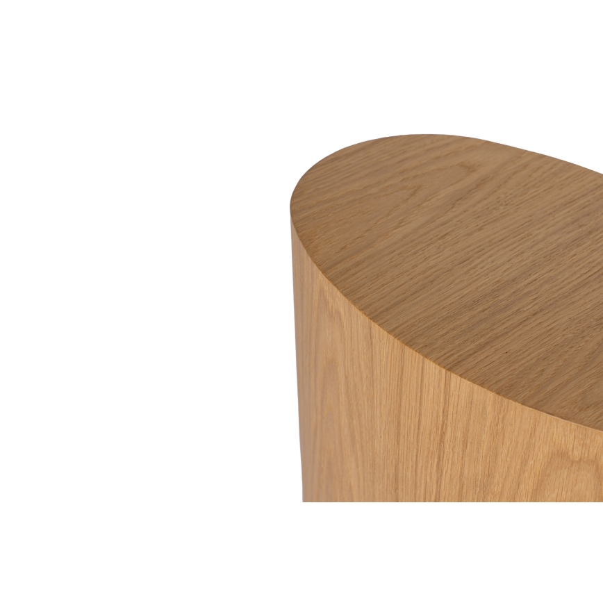 LOT 2x Table d'appoint ELIPSE chêne