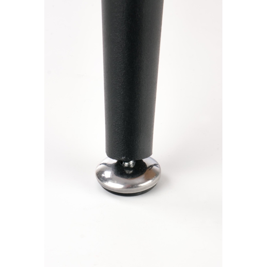 LOT 2x Table d'appoint NICEA d. 40/60 cm doré chêne/noir